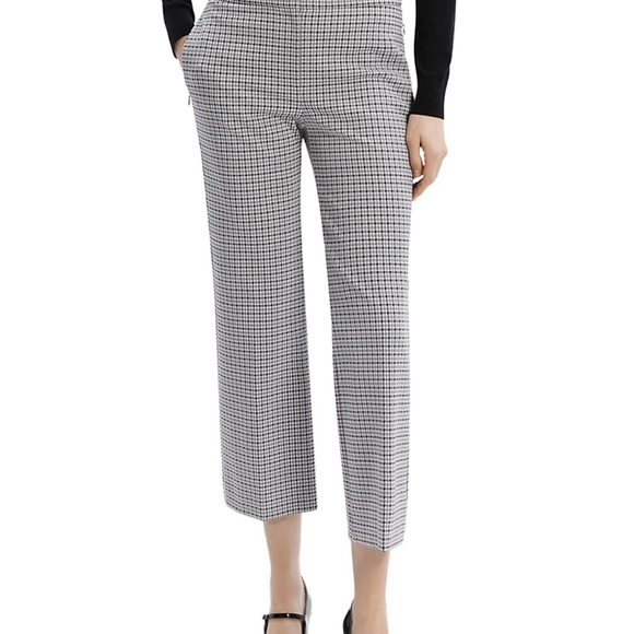 Theory Houndstooth cropped B&W NWT size ten cropped pants. - Picture 13 of 15